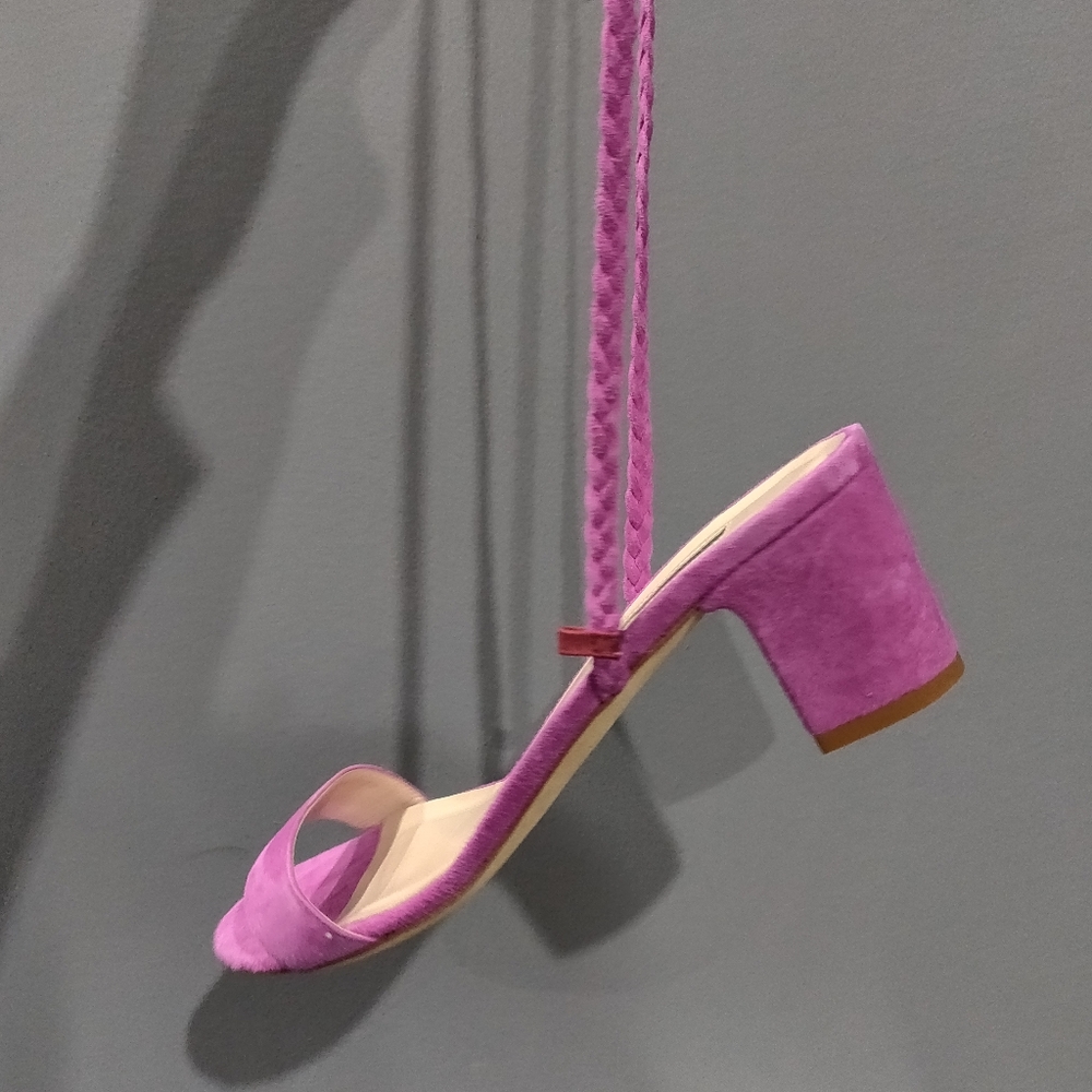 SJP Elope Purple Suede Heels - Picture 2 of 5